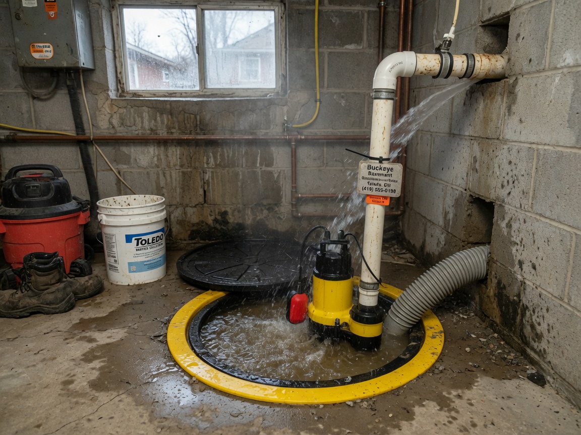 Sump Pump work by Toledo Pump Pros in Toledo, OH